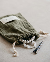 Cotton soap bag | GREEN