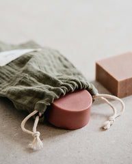 Cotton soap bag | GREEN