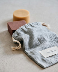 Cotton soap bag | GREY