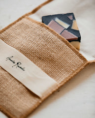Jute soap glove