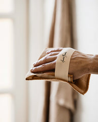 Jute soap glove
