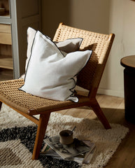 ALTAIR cushion cover, 48x48 - ivory