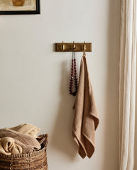 EDGY coat rack, 3 hooks - camel