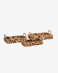COLMAR basket, set w. 3 - nature
