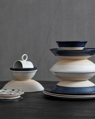 GRAINY soup plate - dark blue