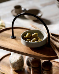 GRAINY serving bowl, M - sand