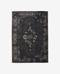 GRAND woven rug, 200x290 - dark grey/black