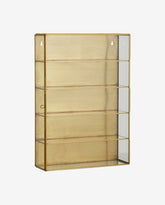 ADA wall cabinet, M, 4 shelves - golden finish