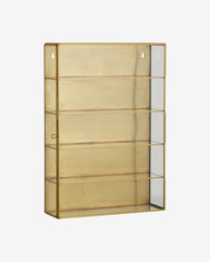 ADA wall cabinet, M, 4 shelves - golden finish