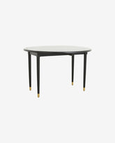 AHR round table, folding - black wood
