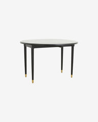 AHR round table, folding - black wood