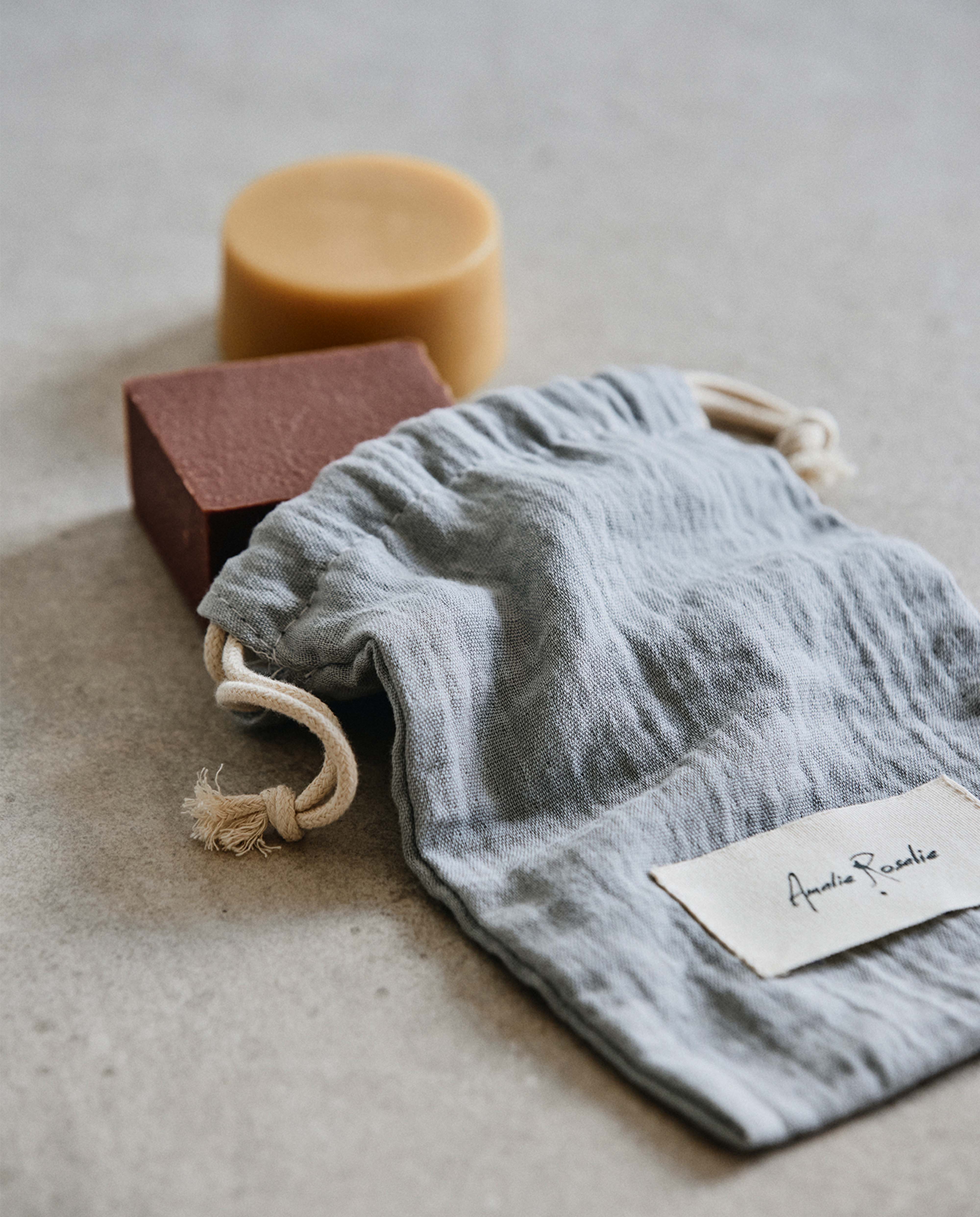 Cotton soap bag | GREY