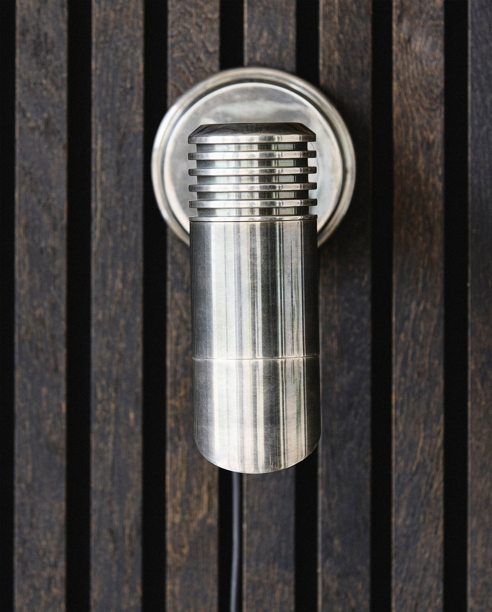 BRAGI wall lamp, outdoor - chrome