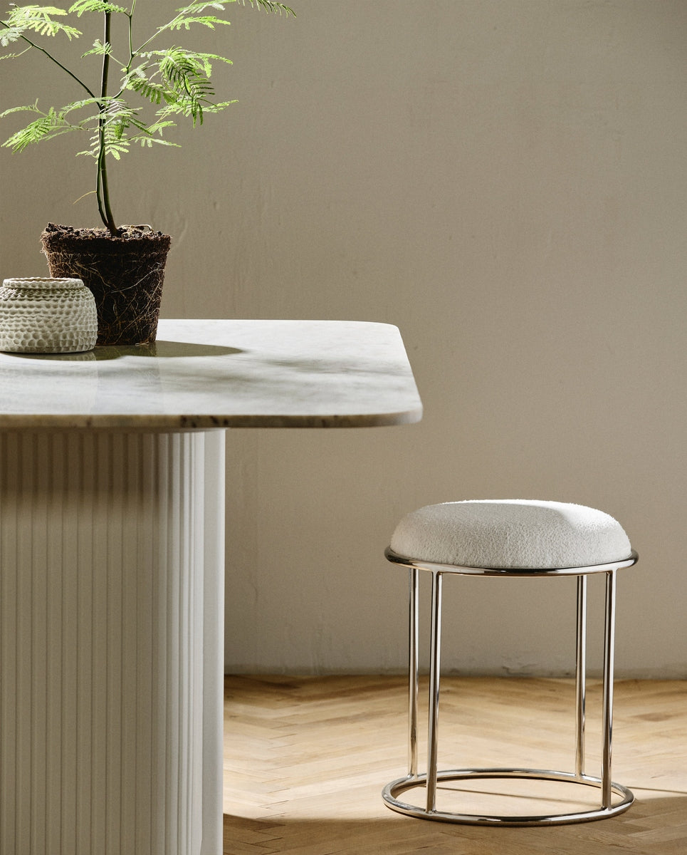 KOMATI stool - ivory