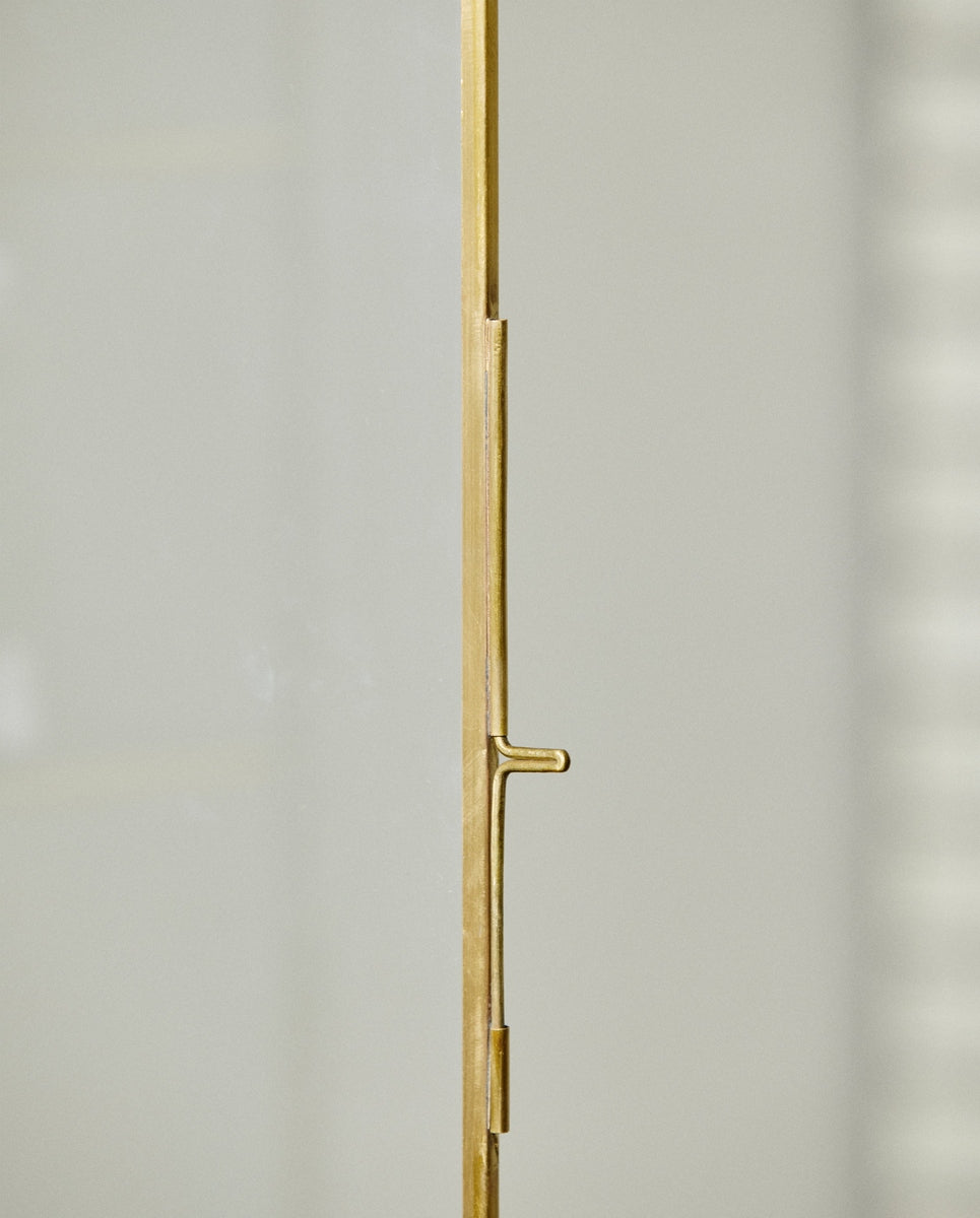 ADA wall cabinet, M, 4 shelves - golden finish