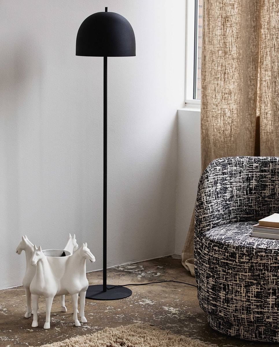 BOMU lounge chair - black/white