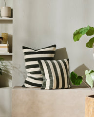 ALHENA cushion cover, 48x68 - ivory/green