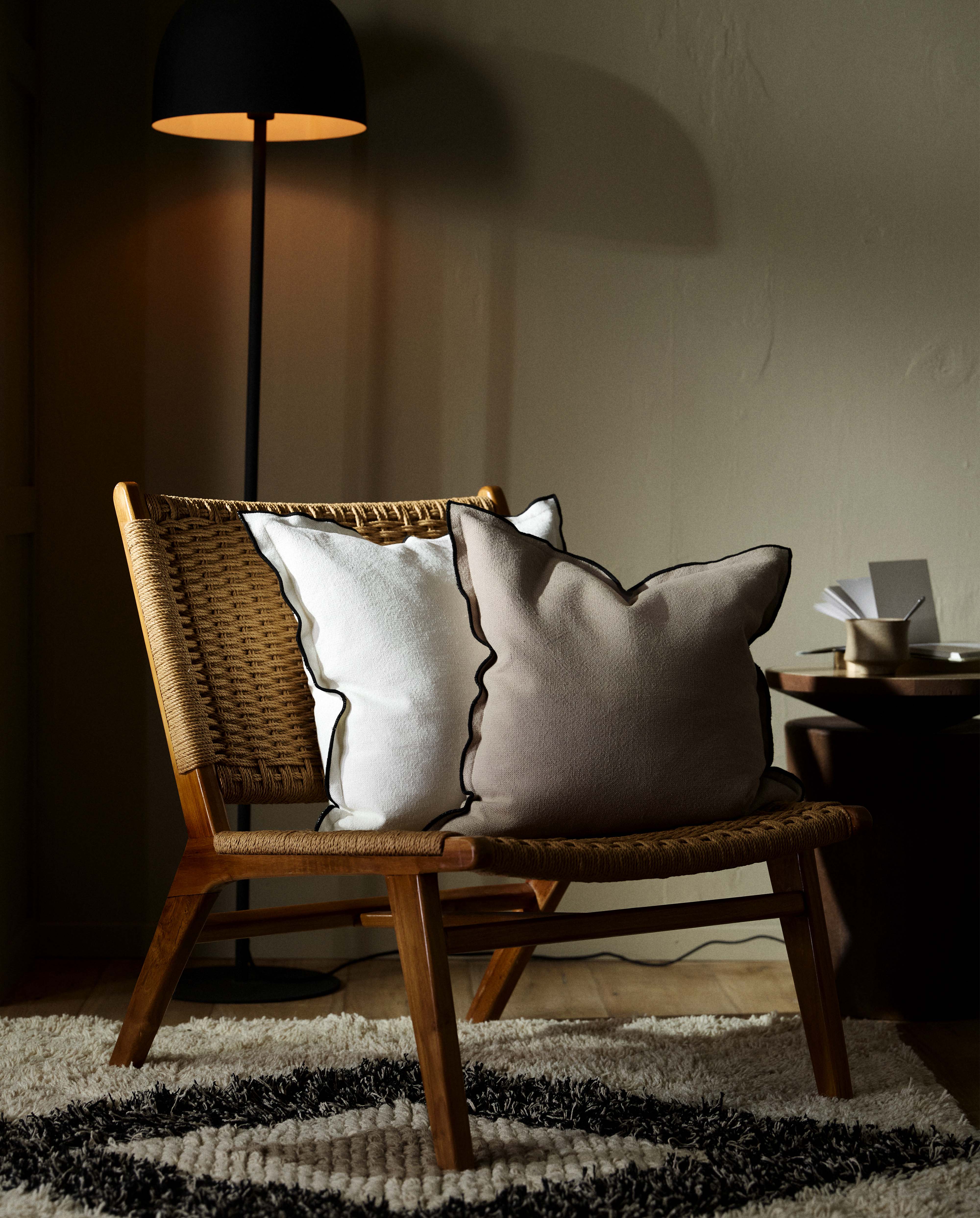 ALTAIR cushion cover, 48x48 - brown