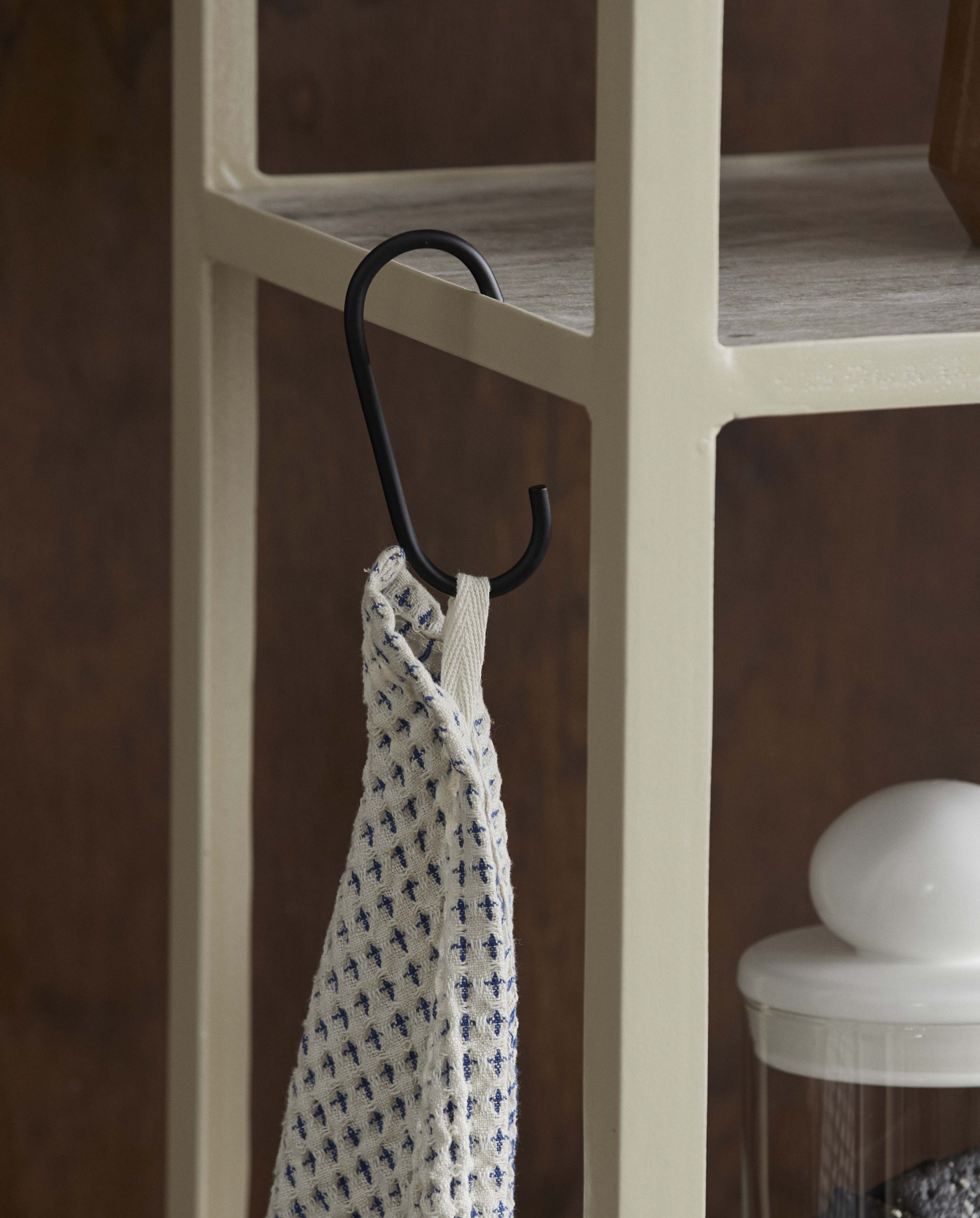 C-hook, round - black