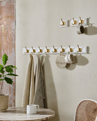 EDGY coat rack, 1 hook - white
