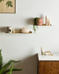 FANOE shelf, L - golden finish