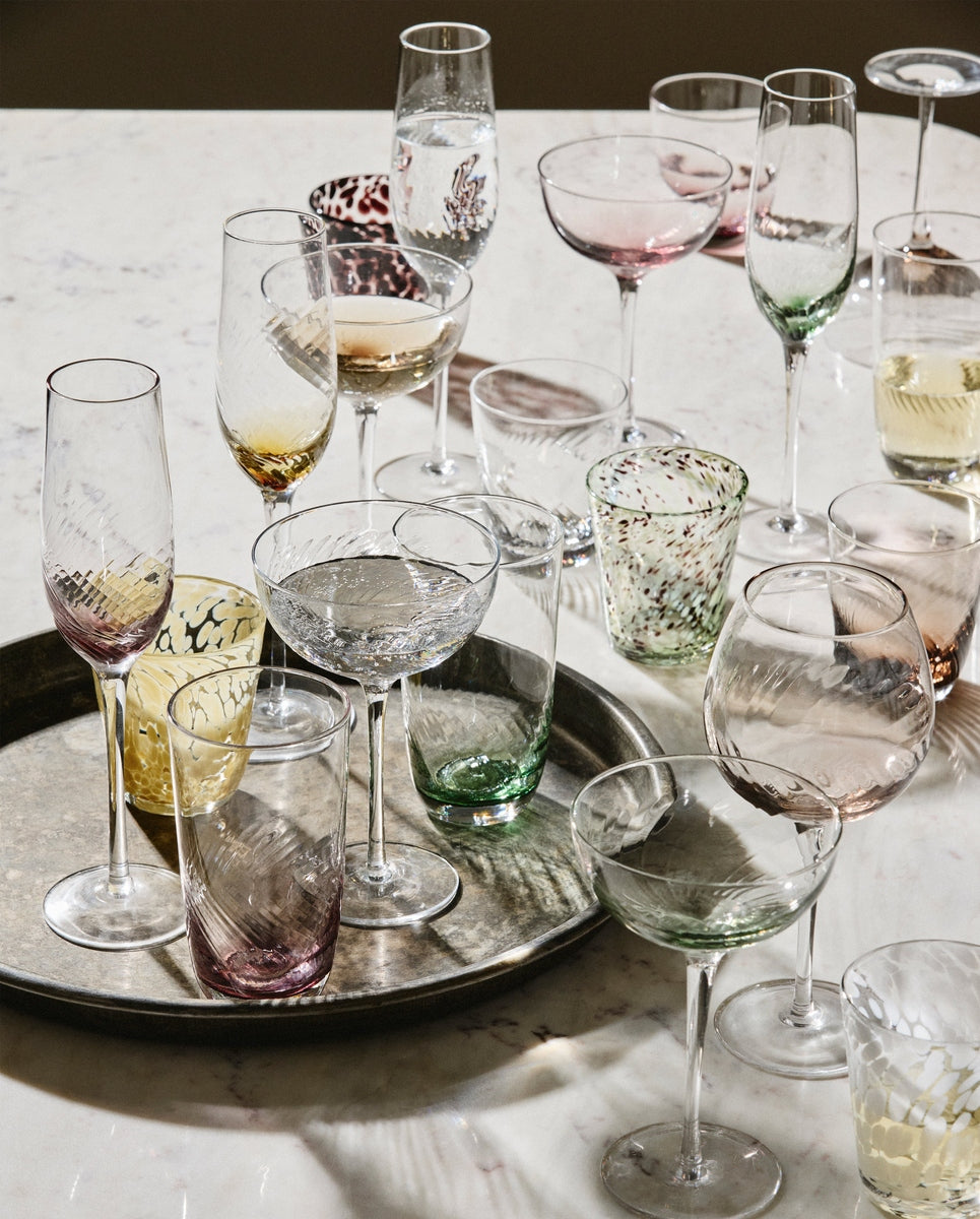 GARO cocktail glass - green