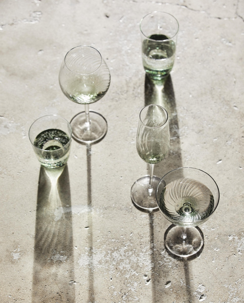 GARO cocktail glass - green