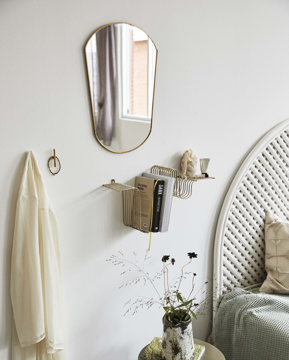 BRAVA shelf - golden finish