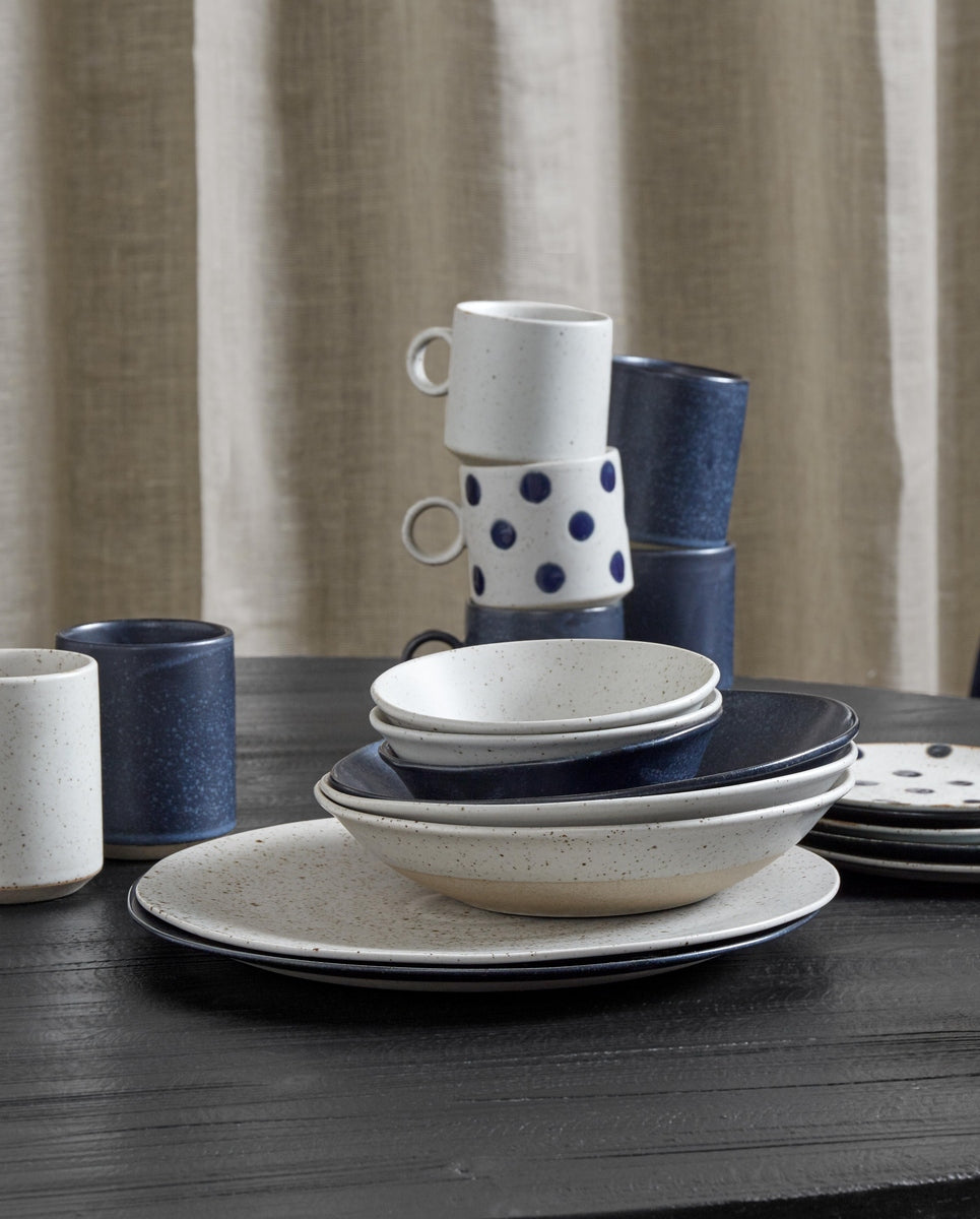 GRAINY soup plate - dark blue
