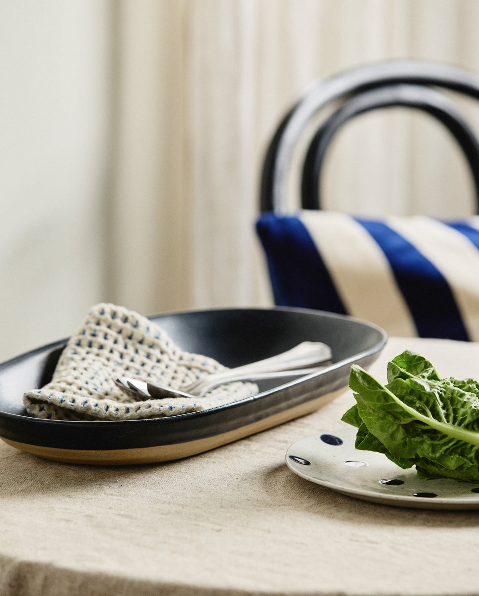 GRAINY dish - dark blue