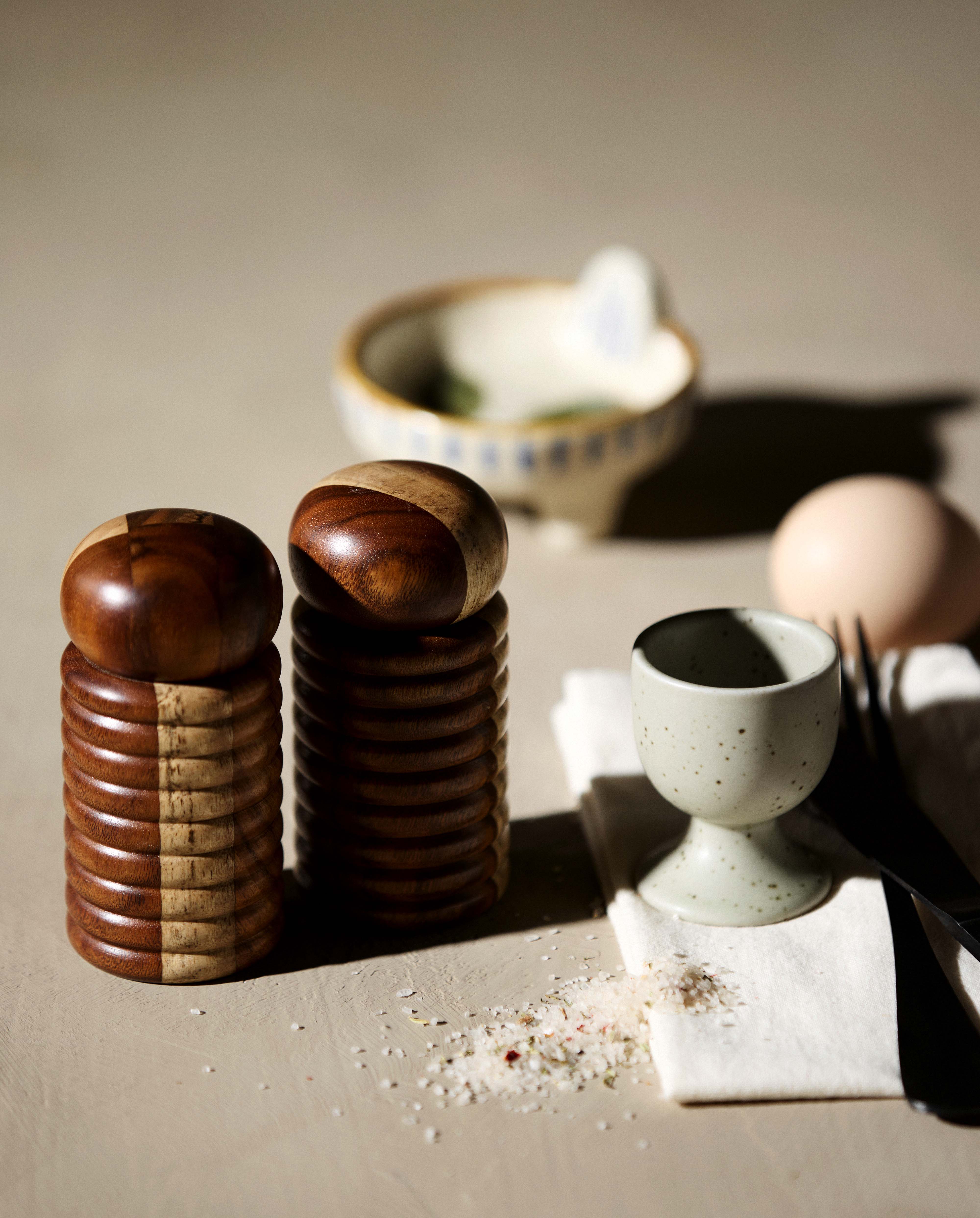 GRAINY egg cup - sand