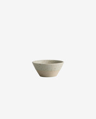 GRAINY conical bowl - sand