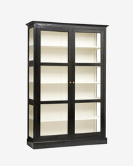 CLASSIC cabinet, double - black/off white