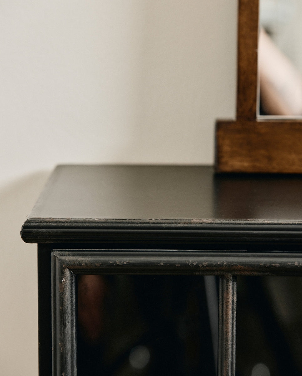 DOWNTOWN cabinet, 4 doors - black