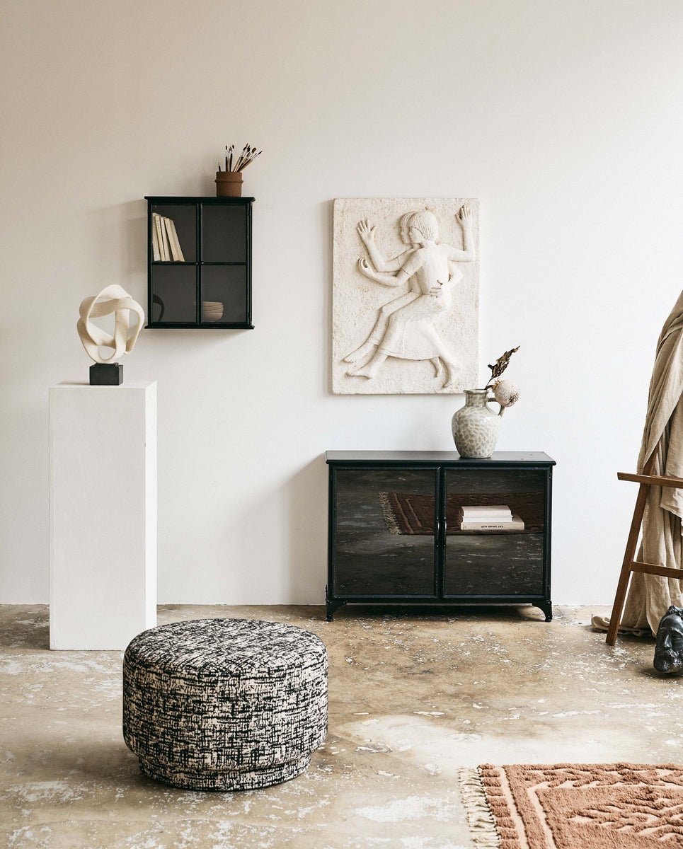 DOWNTOWN, wall cabinet, 81x54 - black