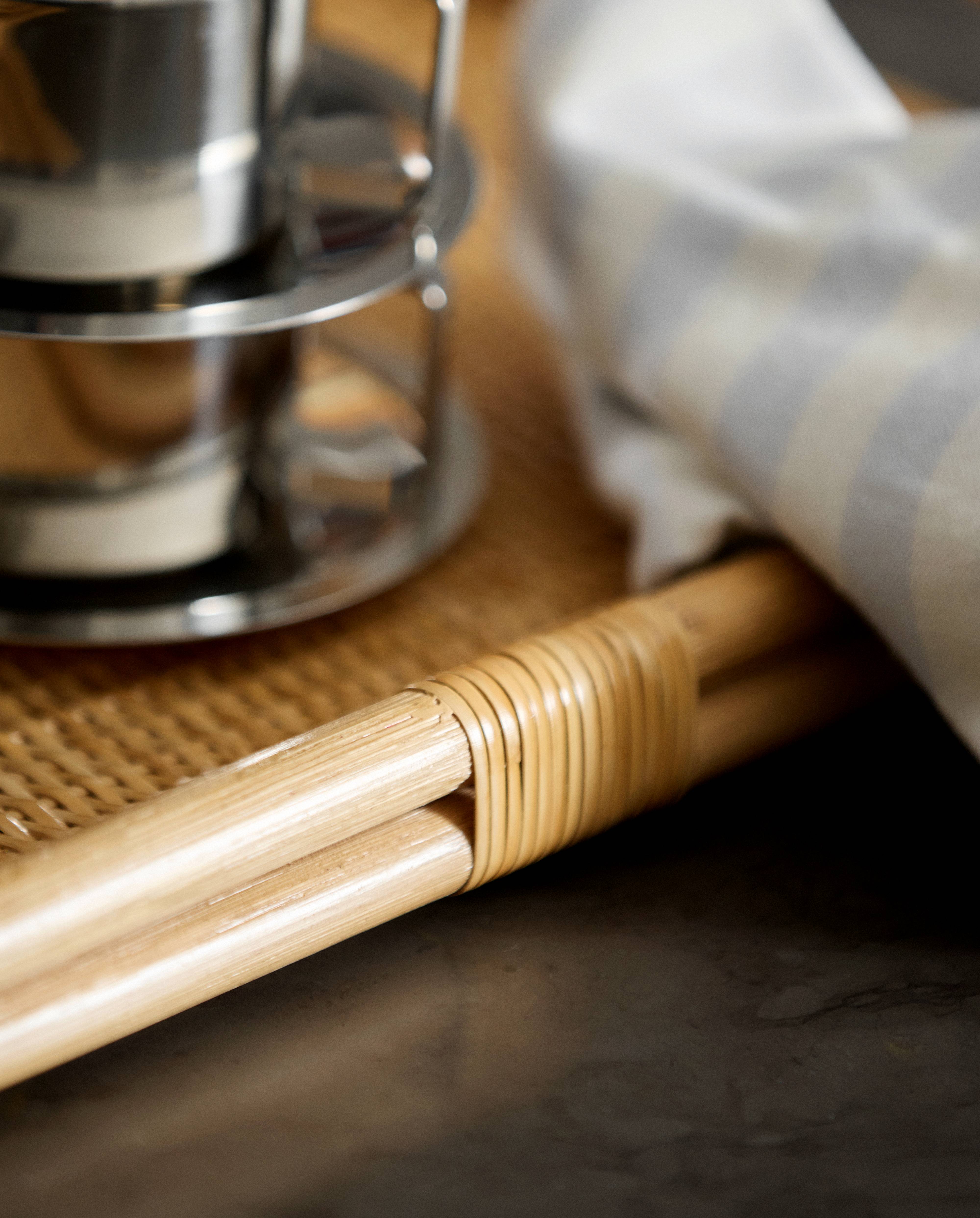FIGUS rattan serving tray - nature