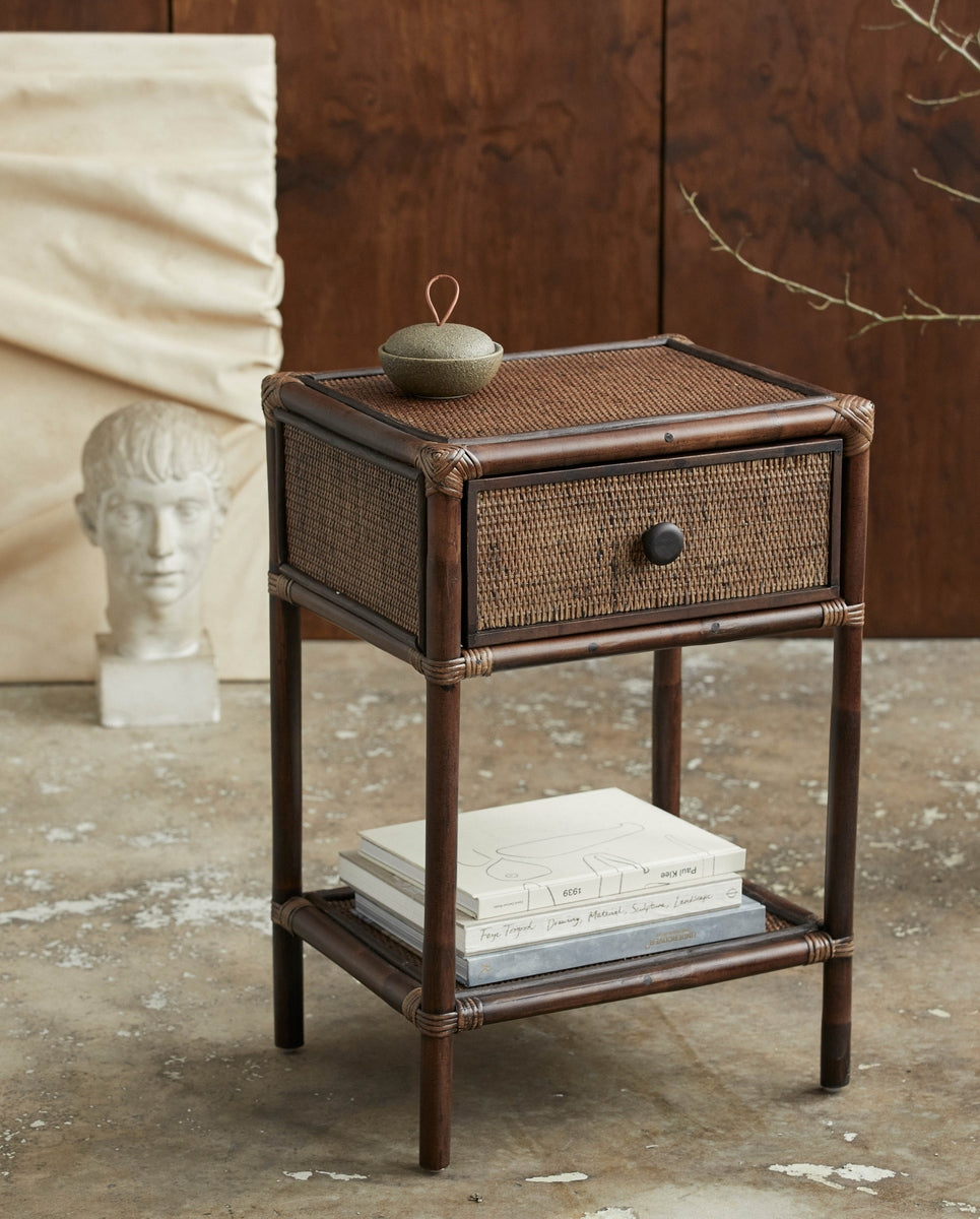 HAYES side table - brown