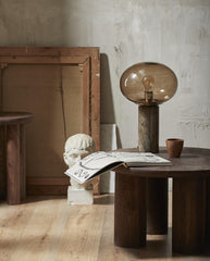HELIN coffee table - dark brown