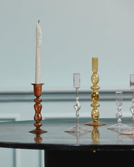 CHIROS candleholder, M - light pink