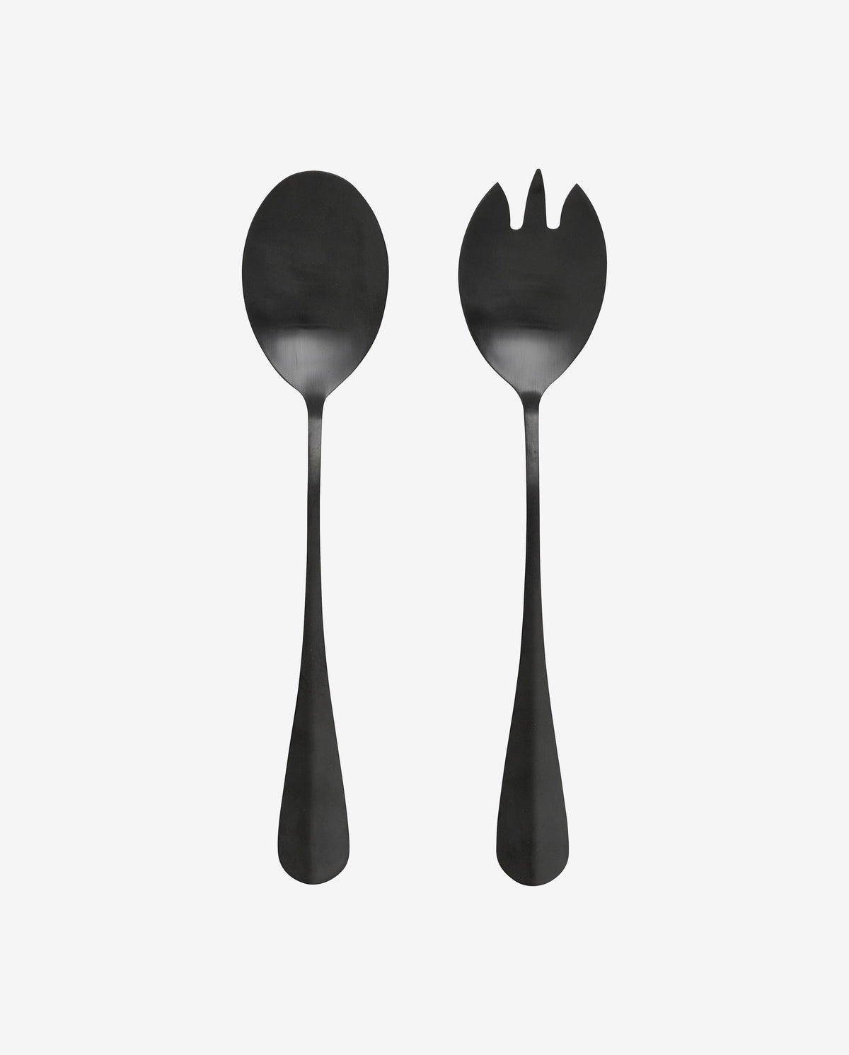 BLACK salad cutlery, s/2