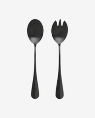 BLACK salad cutlery, s/2