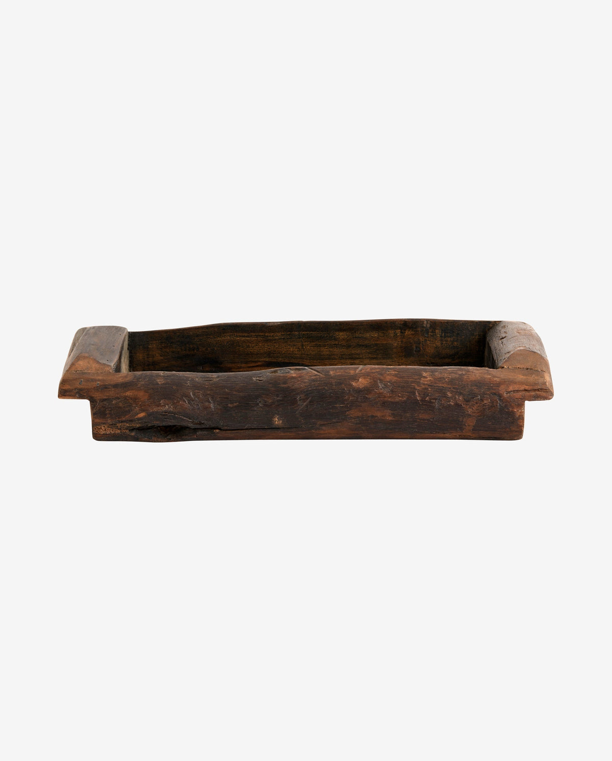 CONDO wooden dish, recycled - dark brown