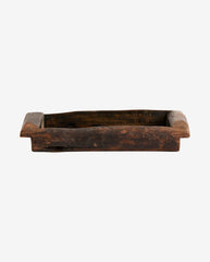 CONDO wooden dish, recycled - dark brown