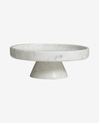 IMATRA dish on base - white marble
