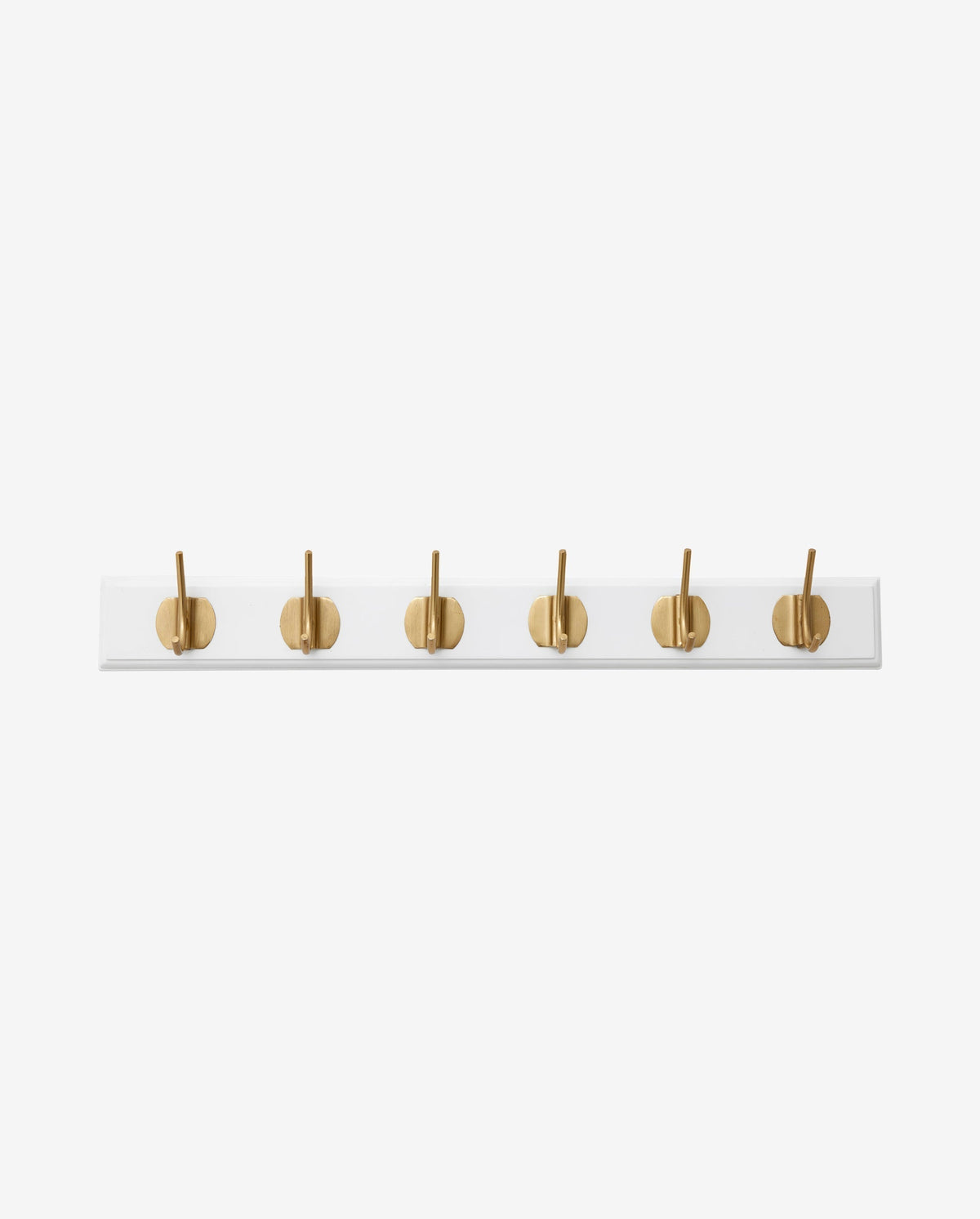 EDGY coat rack, 6 hooks - white