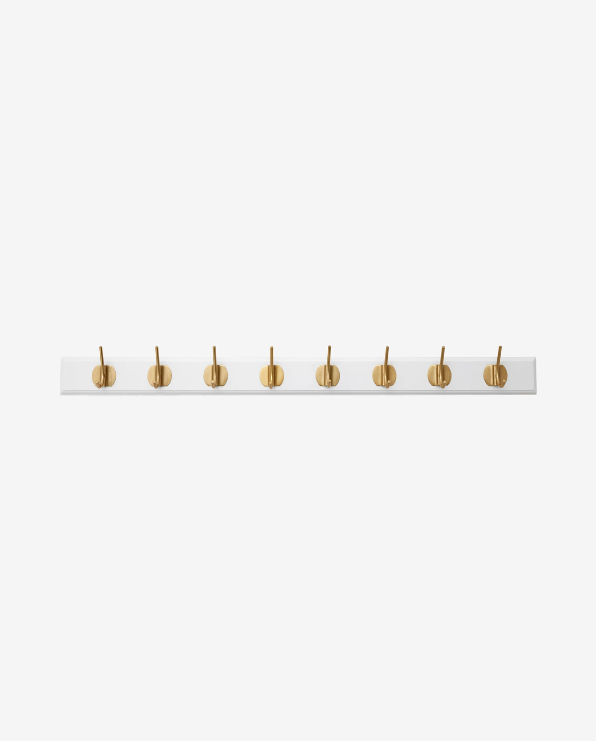 EDGY coat rack, 8 hooks - white