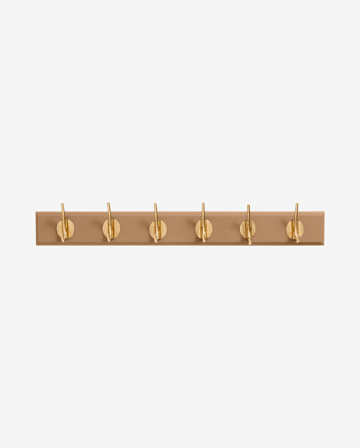 EDGY coat rack, 6 hooks - camel