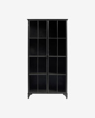 DOWNTOWN cabinet, 2 doors, 184x97 - black