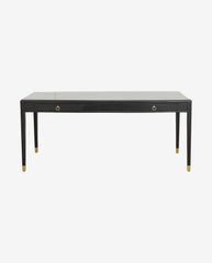 EMS desk w/2 drawers, L - black