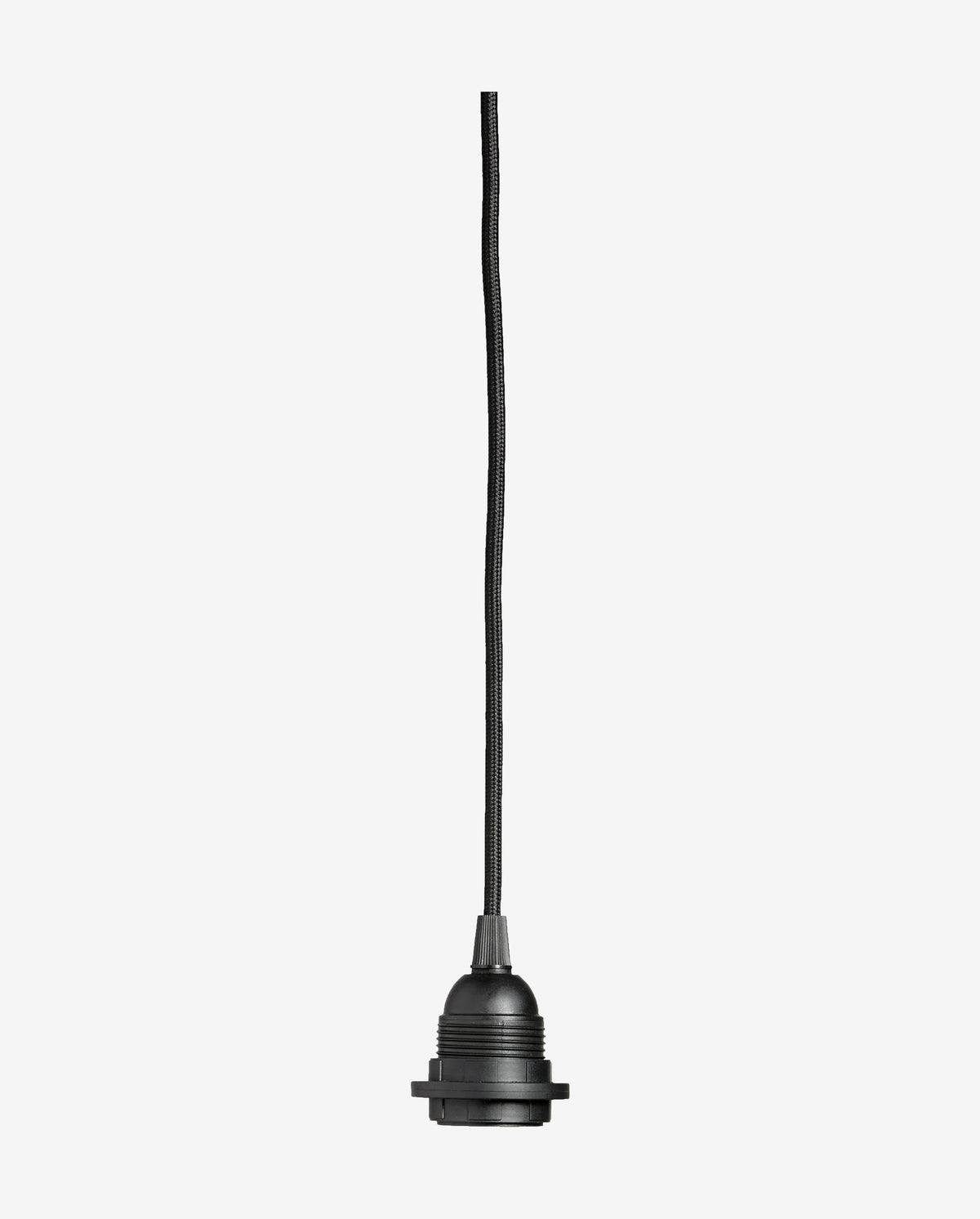 Cord with socket - black
